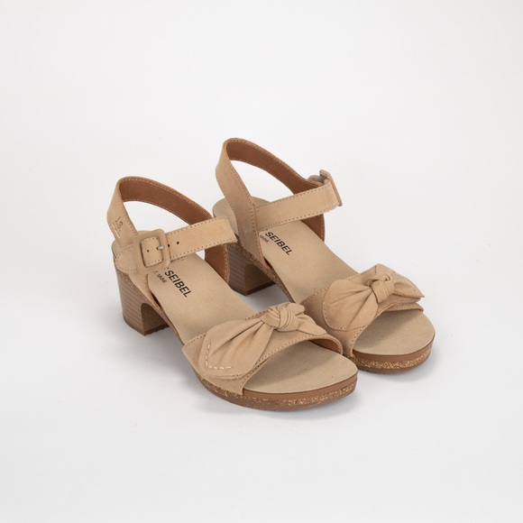 Brand New Josef Seibel Tan Knotted Sandals - Picture 1 of 8